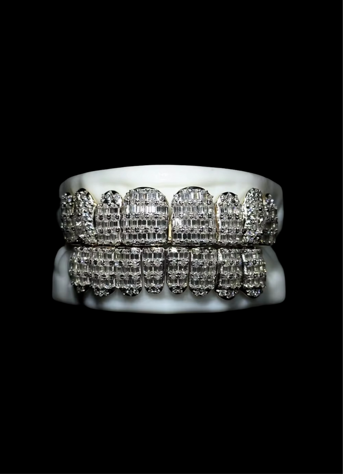 Moissanite Emerald Cut Grillz