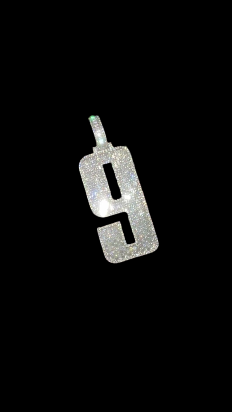 Custom Emerald Cut Iced Out Pendant