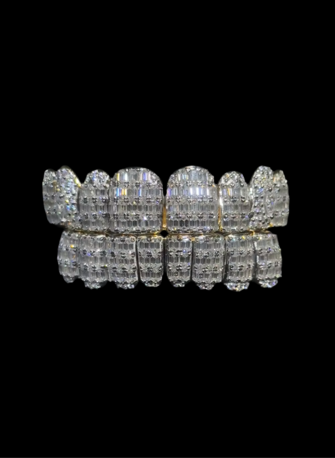 Moissanite Emerald Cut Grillz