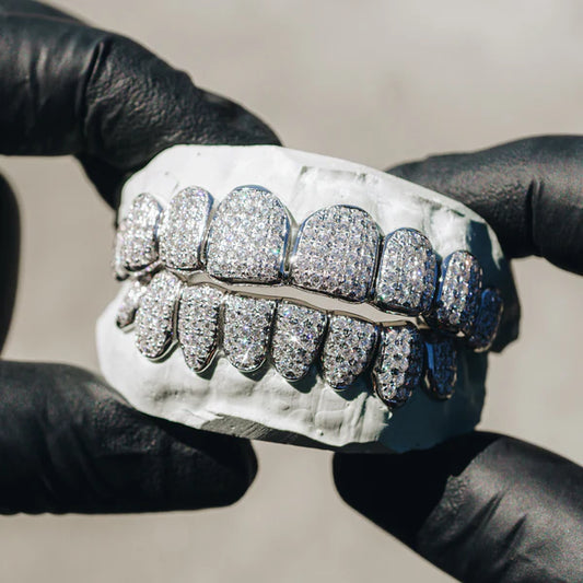 Vs1 Clarity Straight Setting natural Diamond Grillz